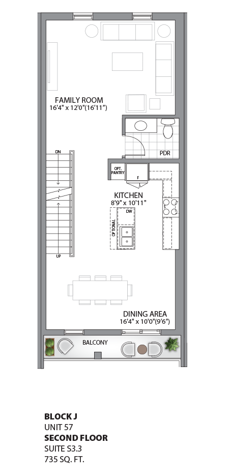Floorplan - UNIT 57 - Second Floor