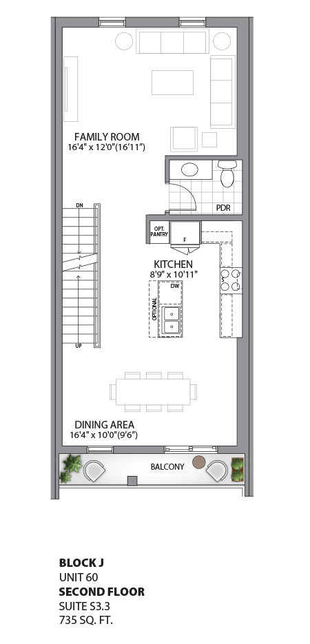 Floorplan - UNIT 60 - Second Floor