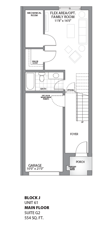 Floorplan - UNIT 61 - Ground floor