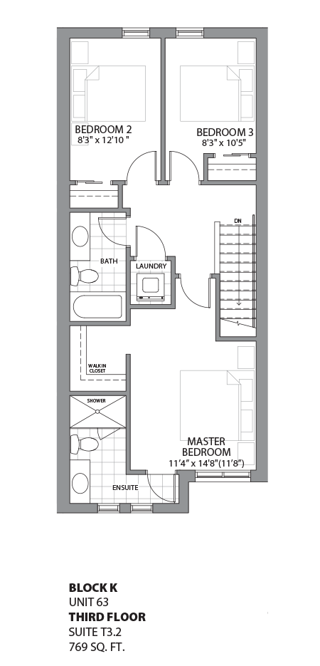 Floorplan - UNIT 63 - unit63-Third Floor