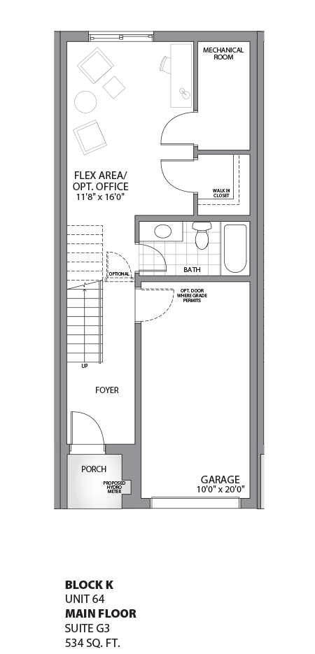 Floorplan - UNIT 64 - Ground floor